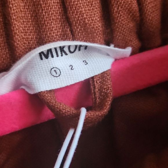 100% linen NWT Mikoh LAGUNA PANTS - Picture 9 of 13